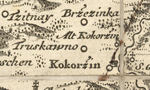 Truskavna on the Müller’s map of the Bohemia Region from the 1720