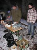 Weinproben und Spiele in der Natur